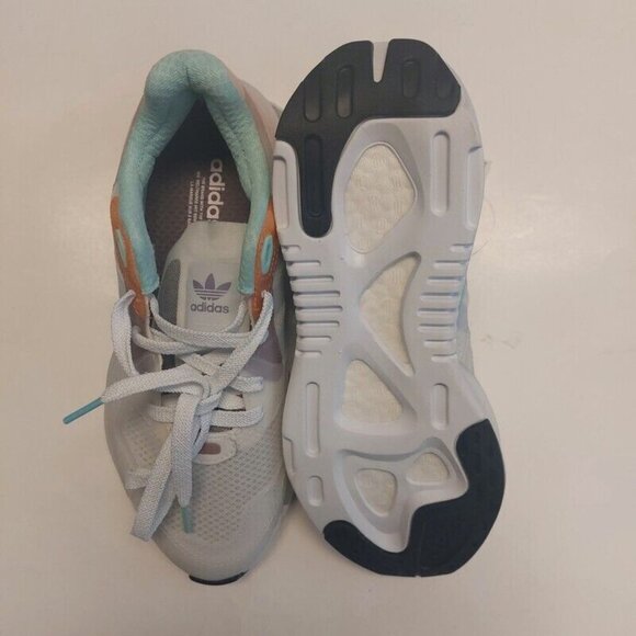 Adidas Size 6.5 ZX Alkyne W Marathon Running Shoes Sneakers FX6369 White Pastels - Picture 8 of 9